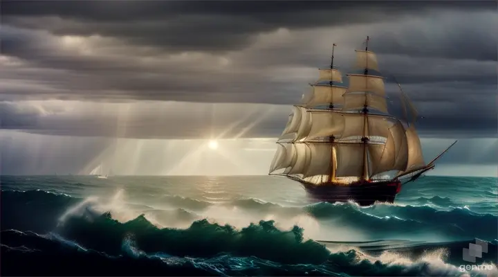 Embracing the challenges that come our way, we can harness the winds of change to propel us forward on our journey through life's turbulent waters. 