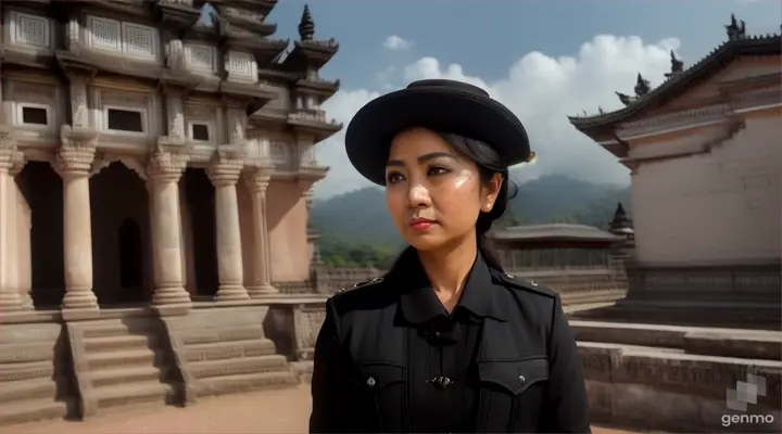 Kamal (man, archaeologist, wearing black jacket, Asian) about Kellie's Castle in Batu Gajah, Malaysia, he can't wait to explore this historic house which is said to be haunted by the ghost of a woman wearing a white blouse.a with video of 16:9