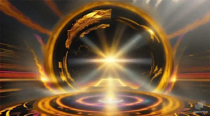 nether portal gold blackmarble, psychedelic, heavenly, sun rays



