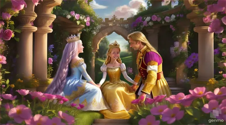 the King and Queen were overjoyed to have their 18 year old princess back. Rapunzel had found her real family at last!