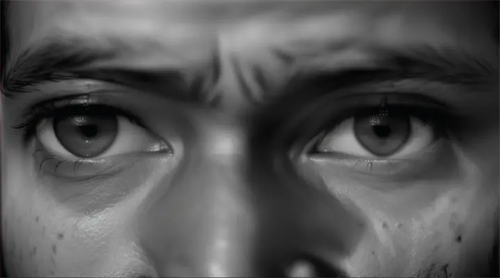The Inner Conflict: Zoom in on the protagonist's face as he battles with his emotions, reflecting on the stoic philosophy he's learned.