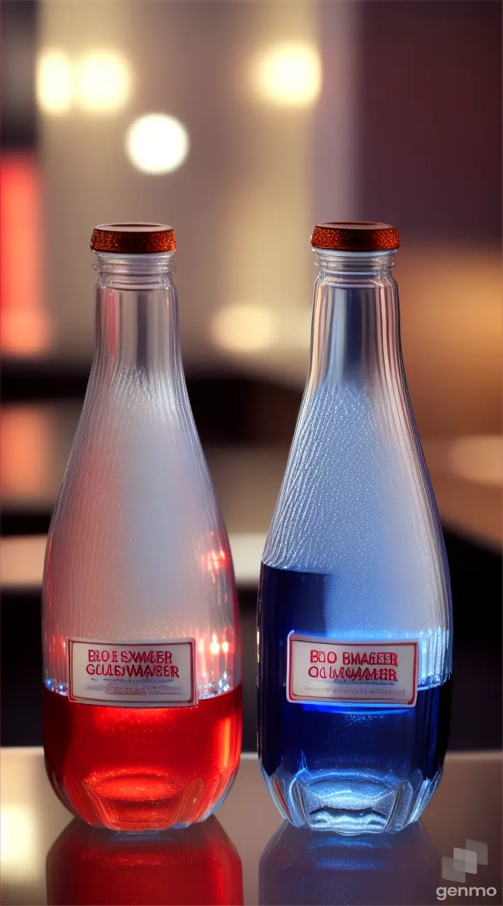 glass water bottles hot and cold