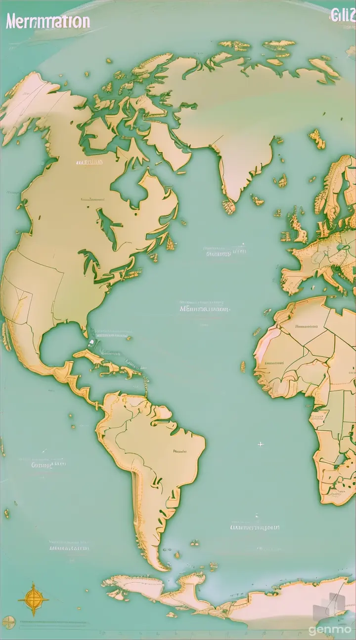 Correcting Misconceptions: Infographic or diagram debunking common misconceptions perpetuated by Mercator maps, such as the apparent size of continents and countries, and providing accurate comparisons.