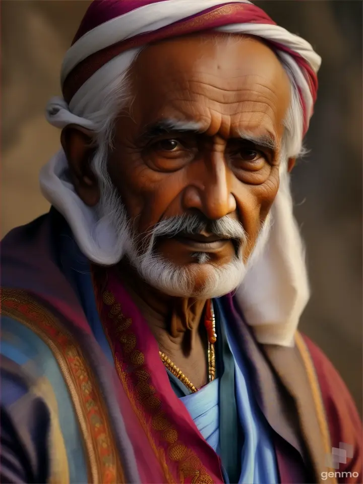 grand father gulam  was known throughout the village for his wisdom and kindness۔

