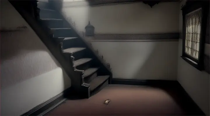 haunted stair to the upstair room