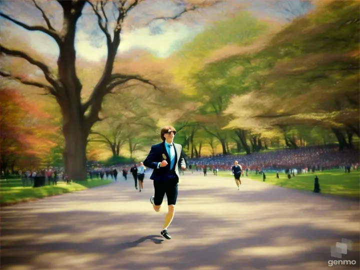 john lennon running