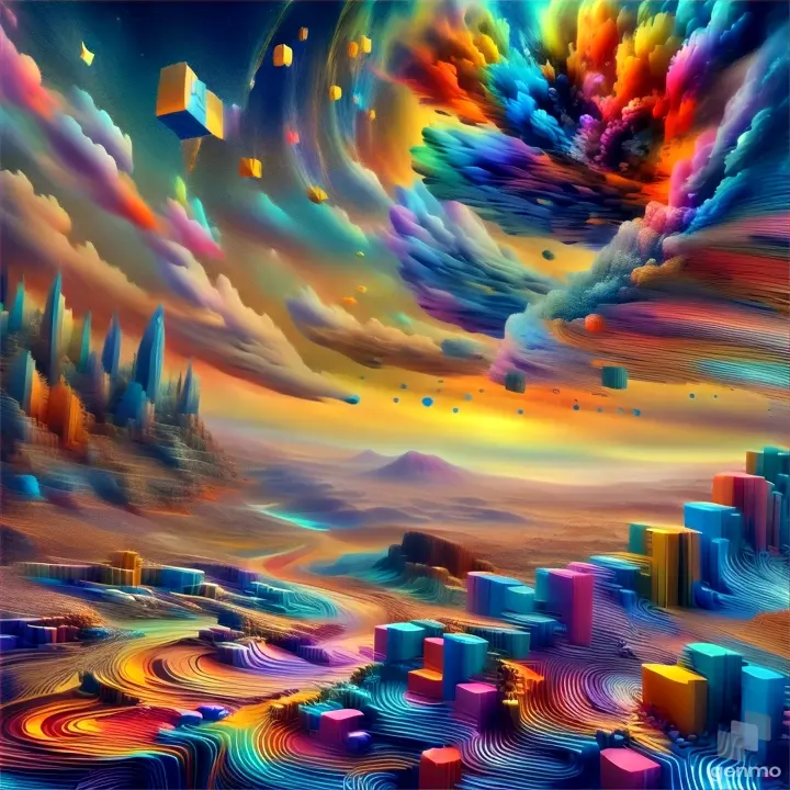 Psychedelic alternate dimension 