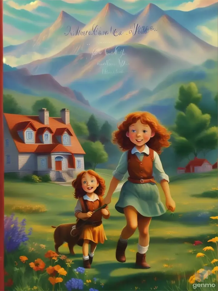 the cover of a children's book with an image of a girl and a