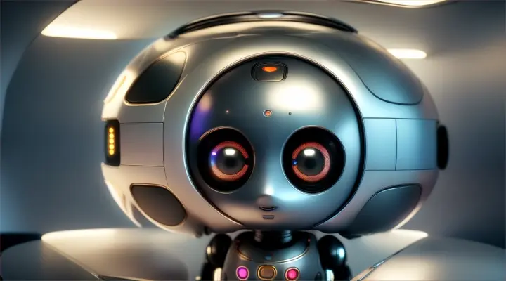 Cute small ai robot