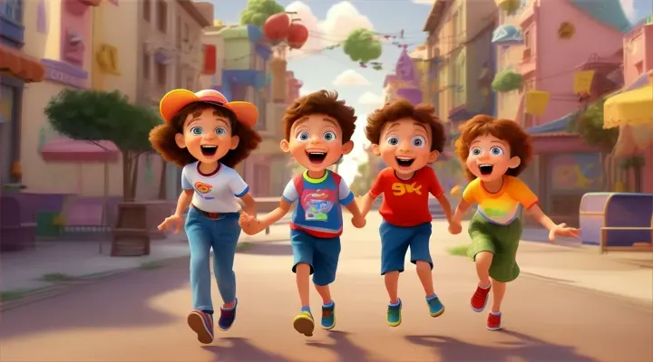 comedy: 3d animate: children:Come on everyone