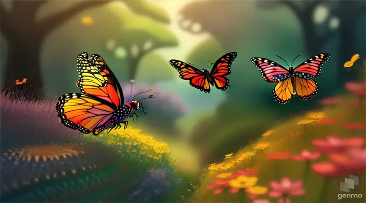 Title: "Fluttering Fun: A Colorful Journey with Little Butterflies" for kids cartoonWelcome to "Fluttering Fun," where we embark on a delightful adventure with little butterflies. In this video, we'll witness the charm and beauty of these colorful creatures as they dance and explore their natural surroundings.