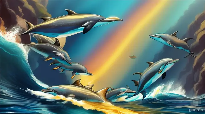  Along the way, they encountered numerous obstacles, from cunning predators to treacherous currents. Yet, through their unwavering teamwork and strategic thinking, they overcame each challenge with grace and perseverance. By pooling their strengths and resources, they ensured that not a single member of their pod went hungry. cartoon illustration
