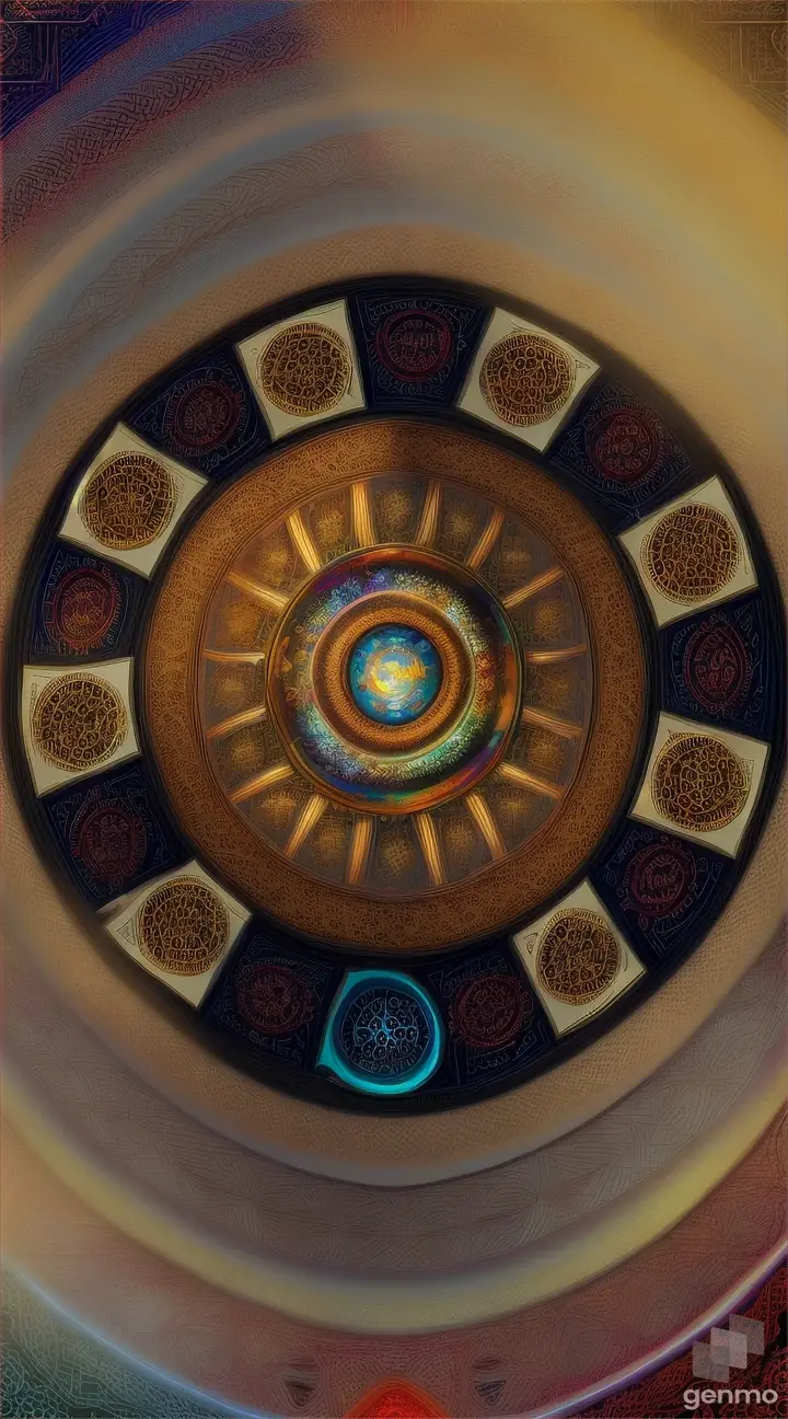 Wheel of time clearly depicting 16 April 2024 