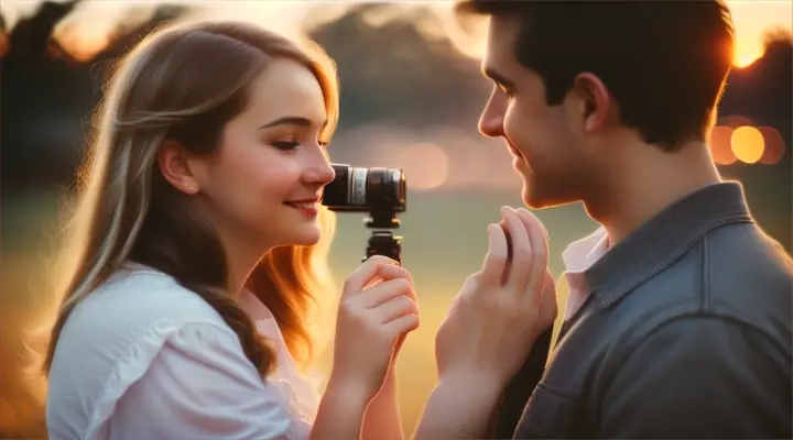 love music:Taking a photography class together, capturing moments and memories that will last a lifetime.