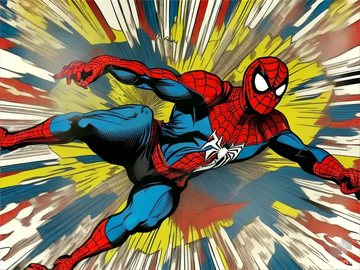 Comic spiderman