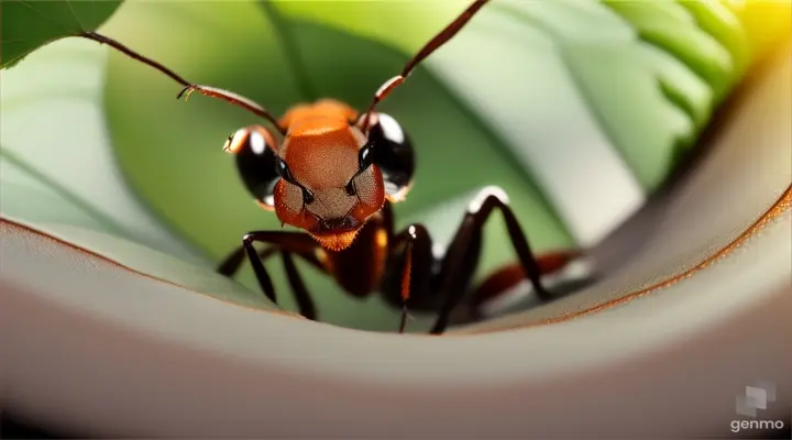 an ant who is hardworking