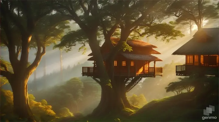 Thus, Rahul and his friends built a beautiful tree house and communed with nature. There he found true happiness and his dream came true. HD. /India Full Screen.