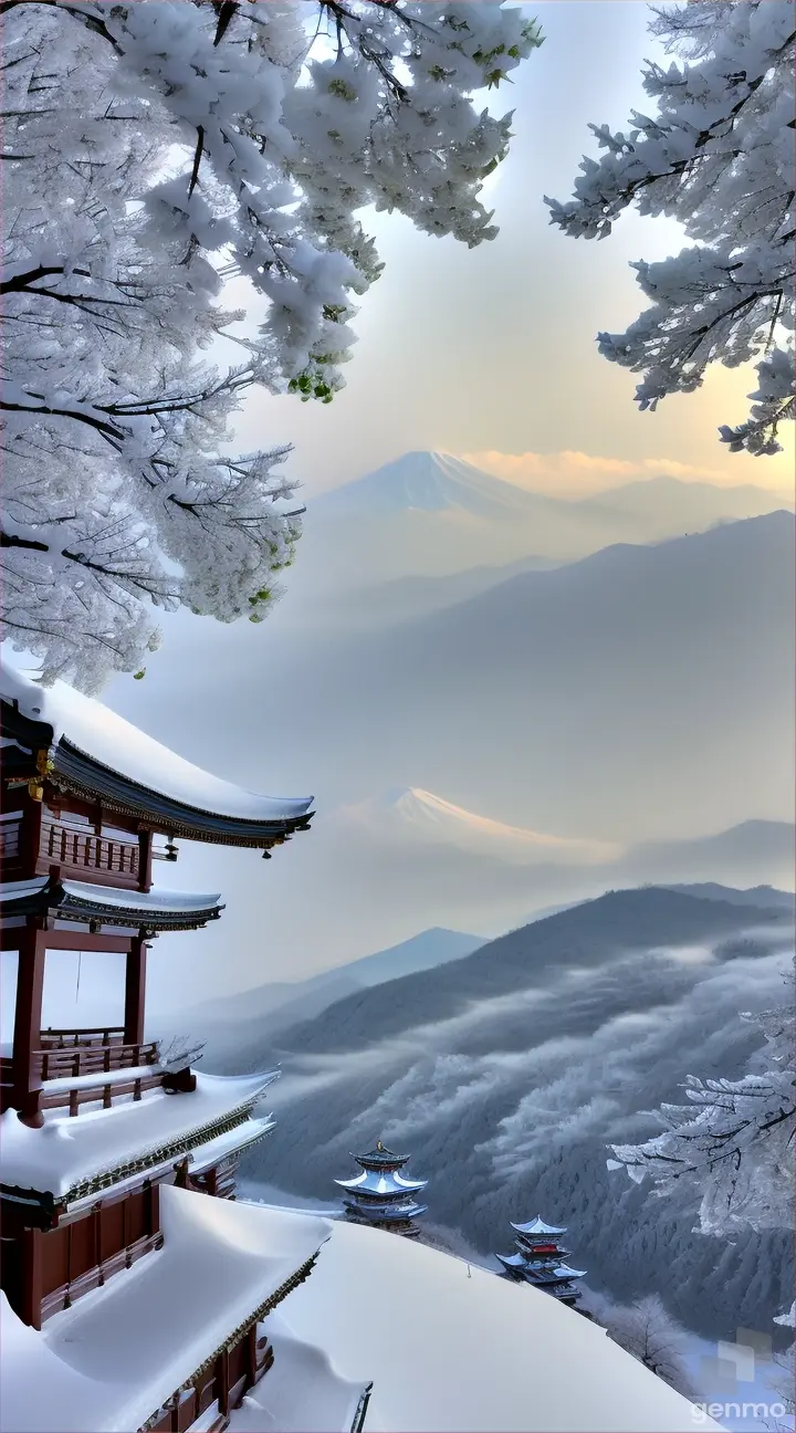 草原，雪山，鲜花