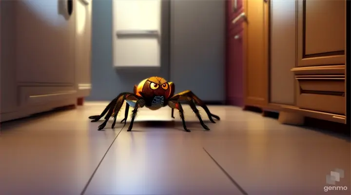 3d cartoon animation videos  As spider searched, it noticed an old cupboard.