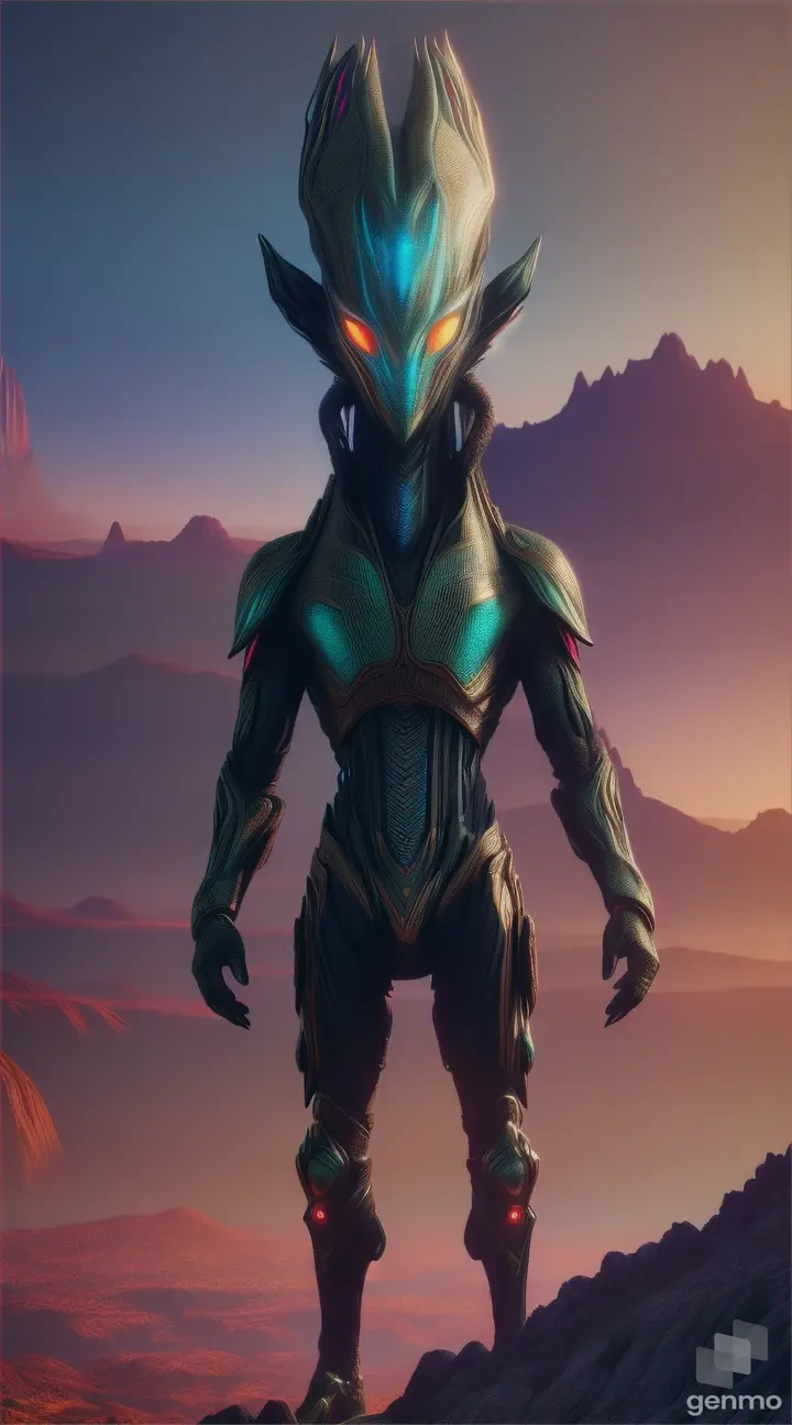 Kota alien yang megah dibalik gunung 