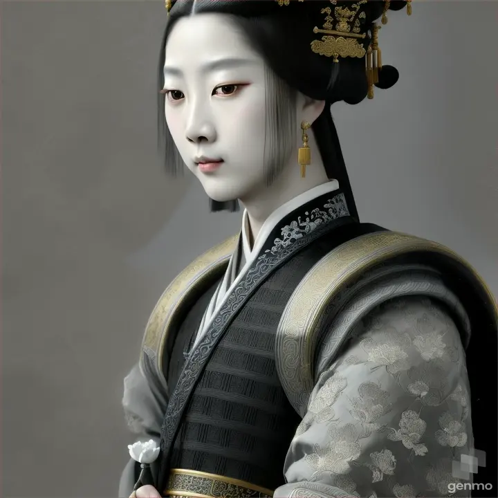 Ai Tian did not have the typical male Eastern facial features of the Ming Dynasty.
