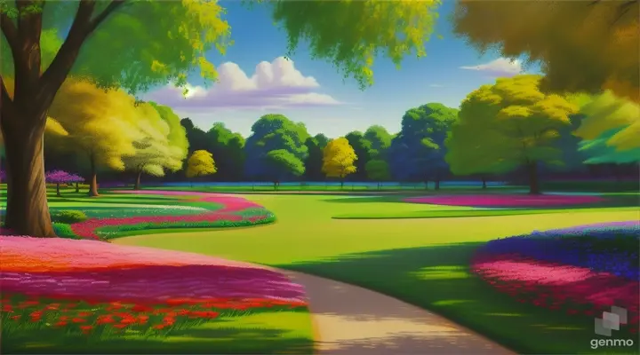 create a park background