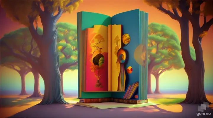 أشجار برأس كتب ترقص