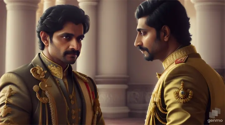 -Inside the palace, Vikram meets the king, who reveals himself to be his father.
- The king explains that he was separated from Vikram when he was just a baby due to a curse, and the palace could only be summoned by his son.
- Show the emotional reunion between Vikram and his father.