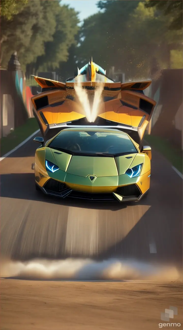 Lamborghini backflip