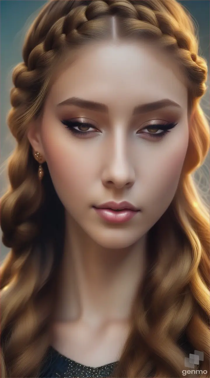 woman with beautiful hair