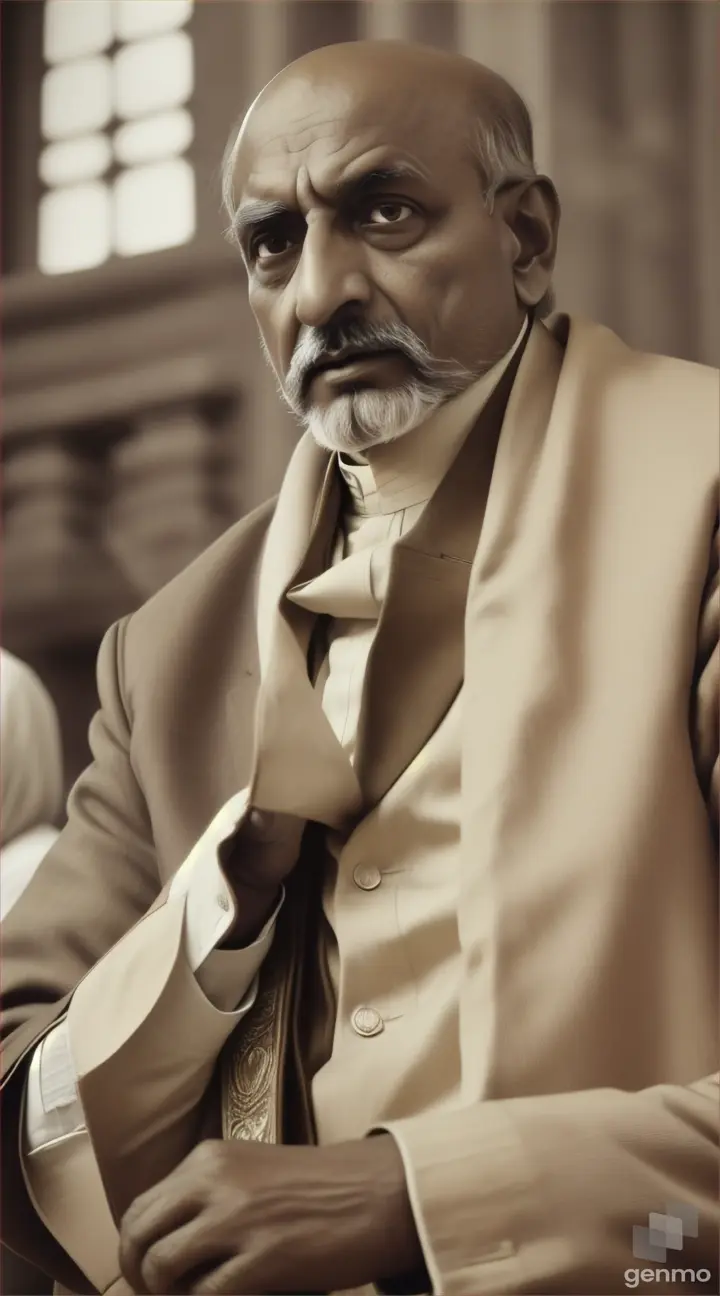 Sardar Vallabhbhai Patel addressing civil servants in India 