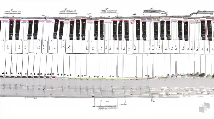 a diagram of a piano keyboard