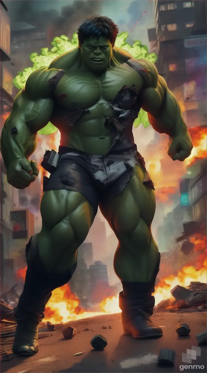 Hulk escaped a hand grenade blast