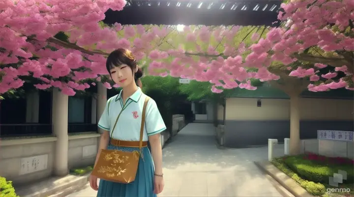 开满油菜花的梯田，真实风格，16：9