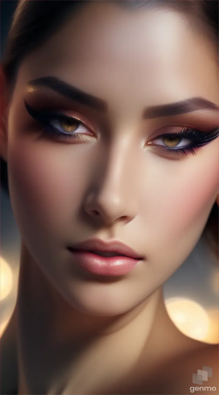 beautiful eyelashes woman