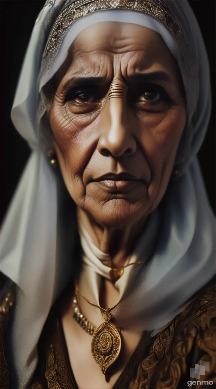 A poor old Arab woman from the fifteenth century