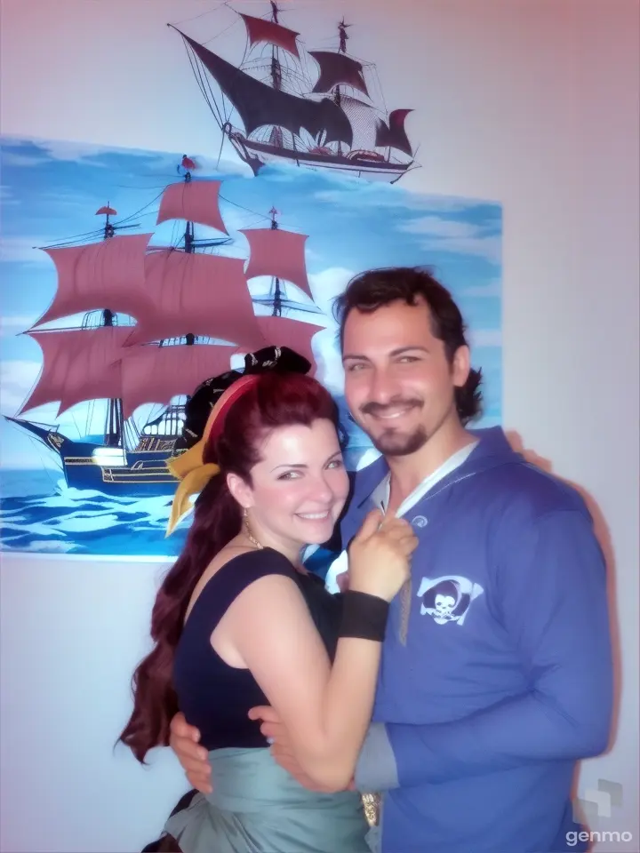 a pirate and his pirate wife