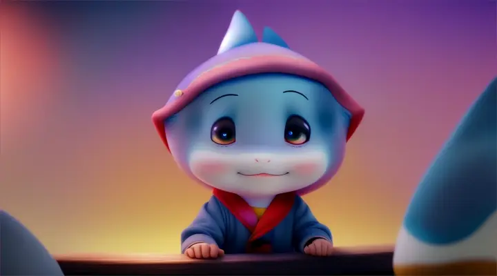  STYLE CHIBI-MARU: A SUPER DEFORMED AND EXAGGERATED VERSION OF THE CHIBI STYLE N  ZOOM :***25.** **BABY SHARK'S DREAM:** BABY SHARK DREAMS OF A WORLD FILLED WITH MAGIC AND ADVENTURE, HIS DREAMS CAPTURED IN SURREAL SLOW MOTION.