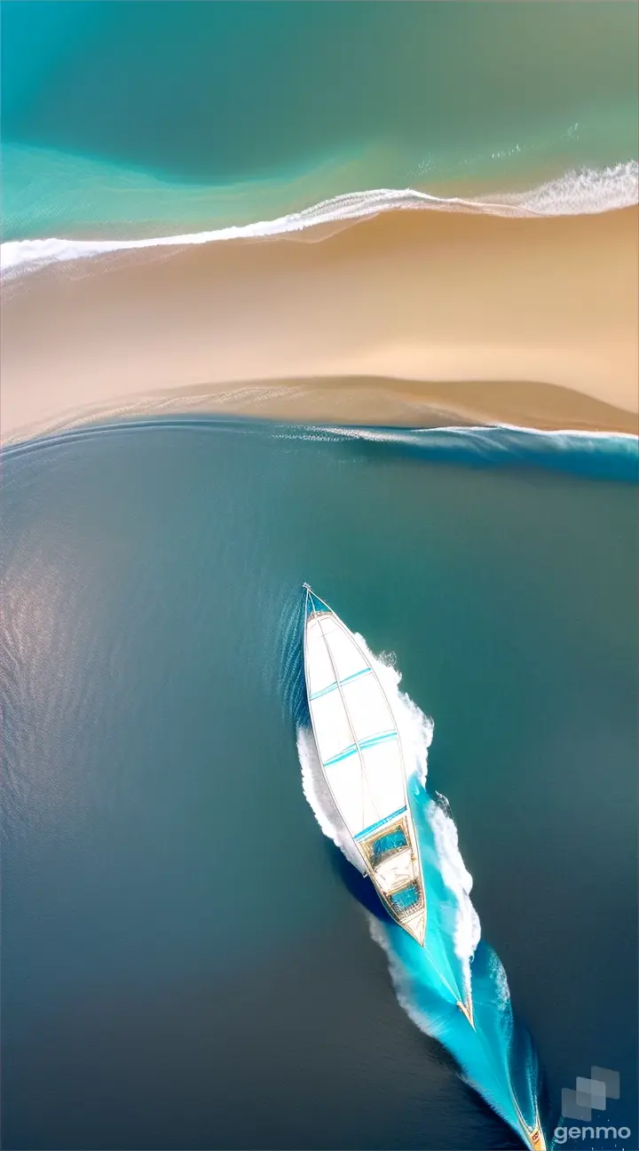 yacht on the ocean