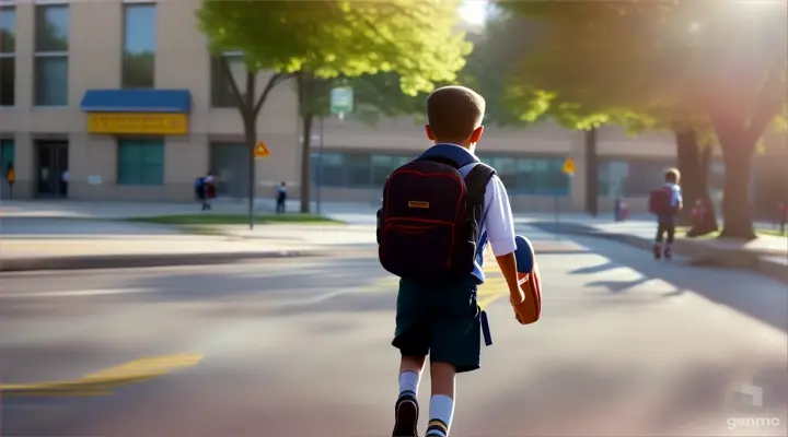 It was a busy morning and little Farhan was packing his school books in his bag in a hurry