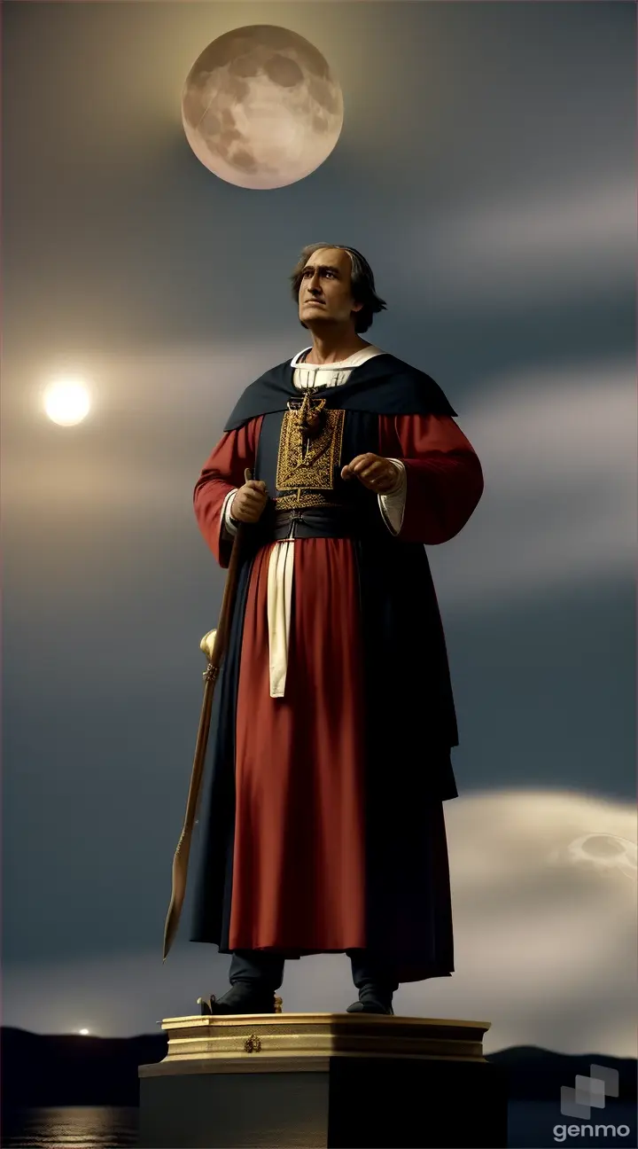 Christopher Columbus induced the inhabitants of Jamaica to continue provisioning him and his hungry men, successfully intimidating them by correctly predicting a total lunar eclipse vertical 9:16 ratio