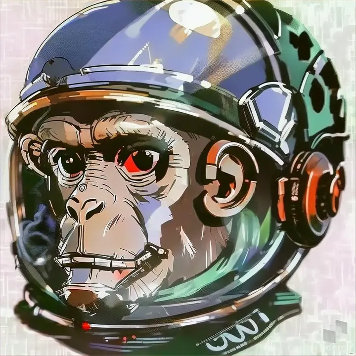 a monkey wearing a space helmet and smoking a cigarette