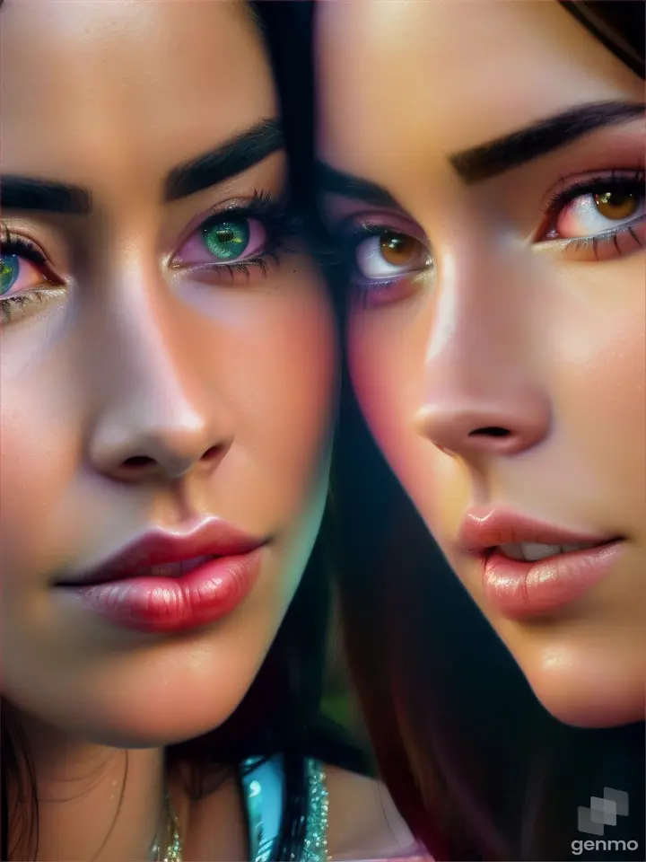 Realistic Barbara Mori and Megan fox 