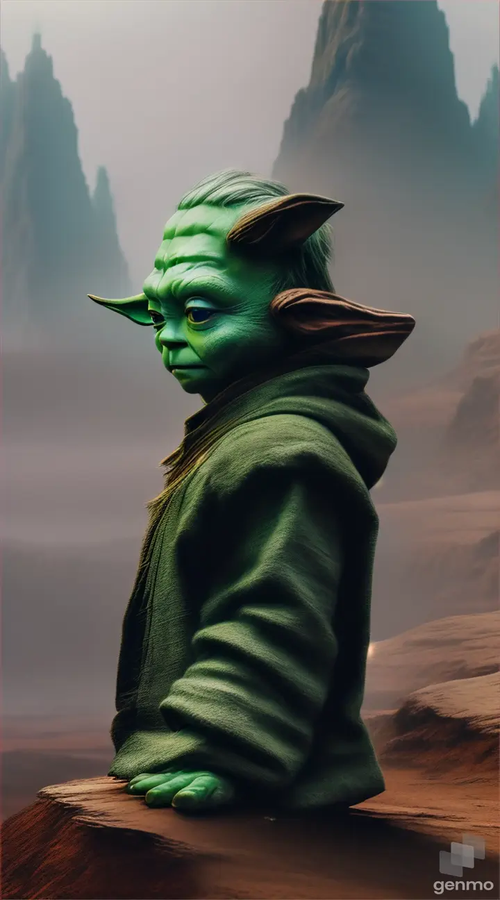 Yoda goes to various mythical places.