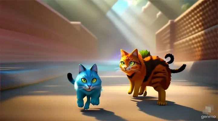 3d cartoon animation videos Oh, Queen Cat, how will you escape from predatory animals? Look at me, I have thousands of ways to avoid them. If you want, I can tell you a couple of ways too."