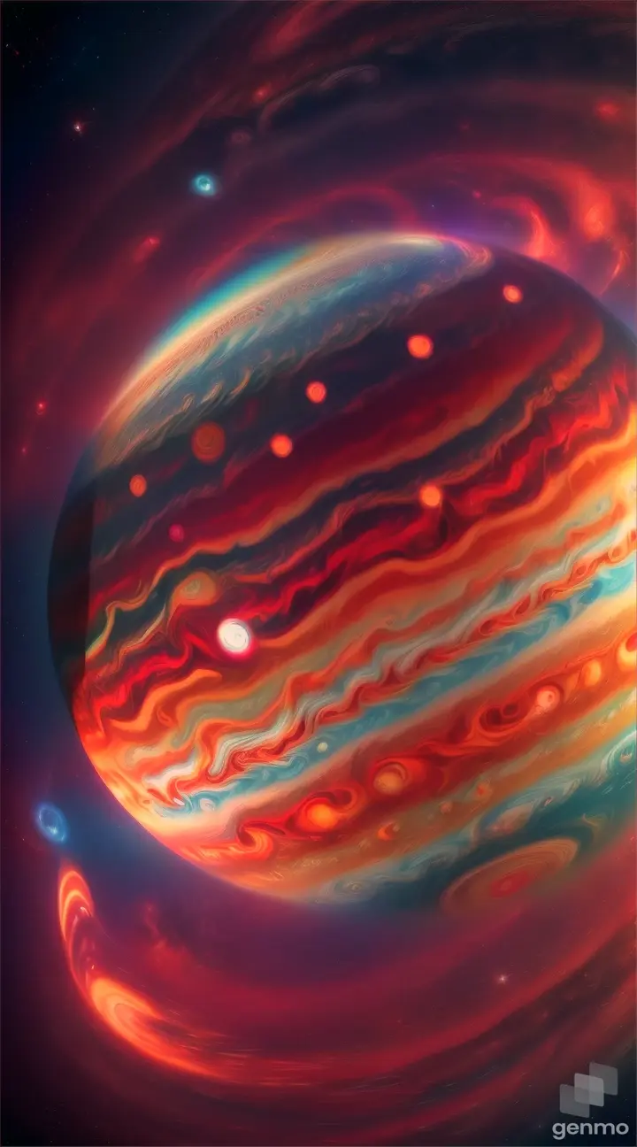 Animation highlighting Jupiter's iconic features, such as its Great Red Spot.