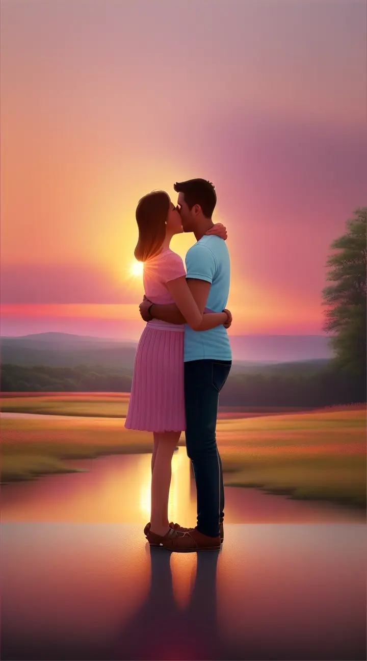 The story ends with the friends reunited in a warm embrace, as the sun rises over the horizon and colors the sky with vibrant hues. The music subsides softly as the camera pans away, leaving the viewer with a feeling of warmth and gratitude for the importance of friendship.