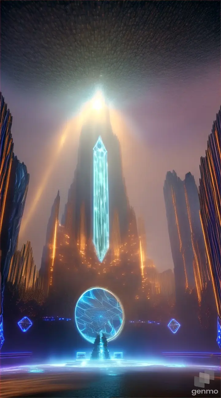 Nether portalS , cerulean jewels irl 4k cloud irlcraft future, cybernetique field