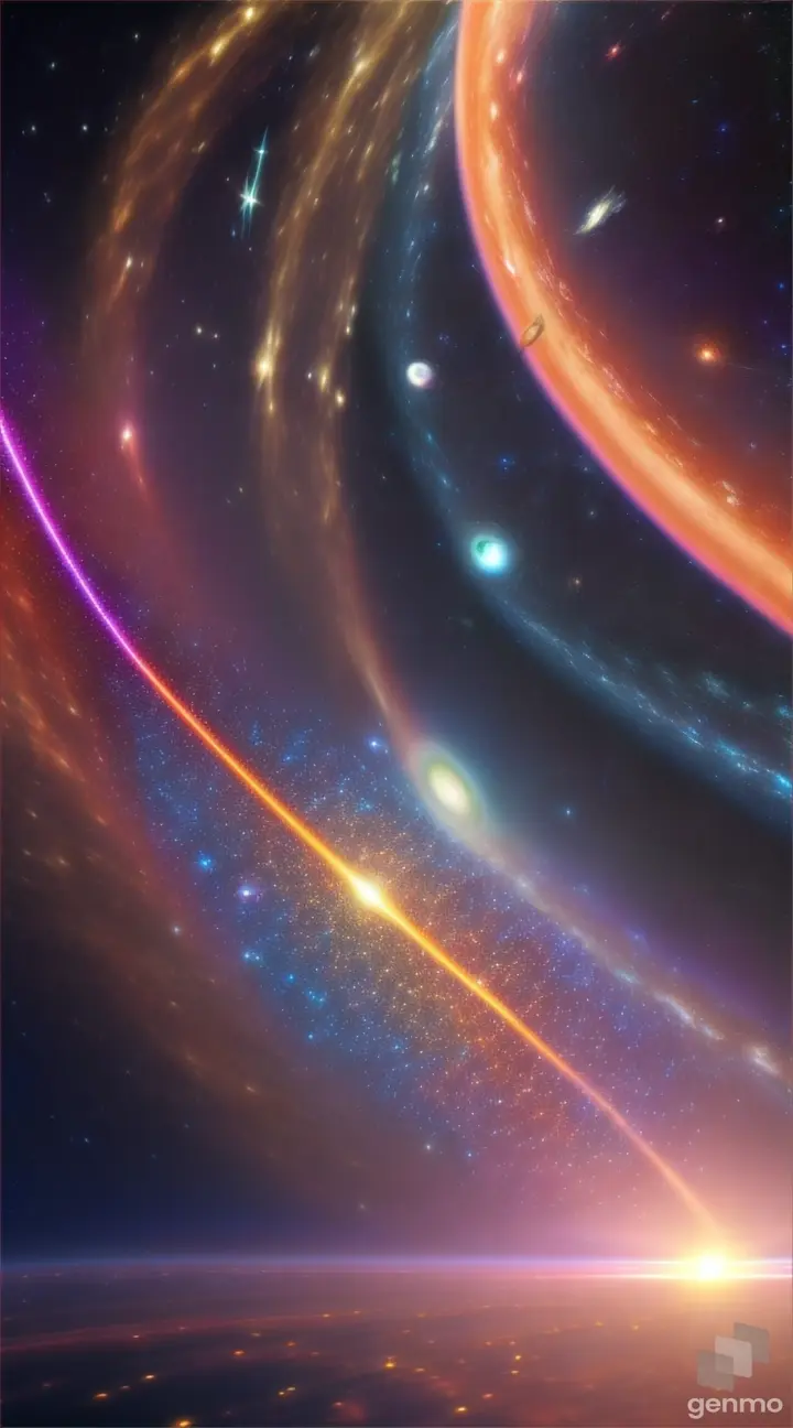 Animation showing the expansion of the universe