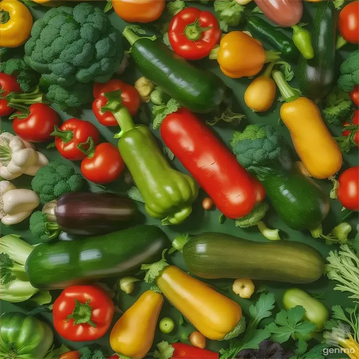 a bunch of different types of vegetables on a table